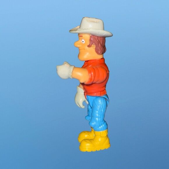 Vintage Cowboy Farmer Action Figure 3.5” A20 - Picture 5 of 7